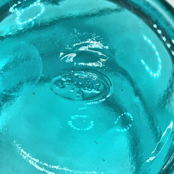 Fenton Arch Pattern Draped Vase Blue - Picture 7 of 7